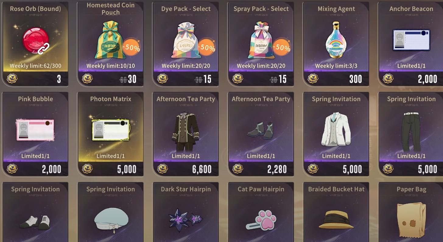 Blue Protocol Star Resonance Friendship Store Guide
