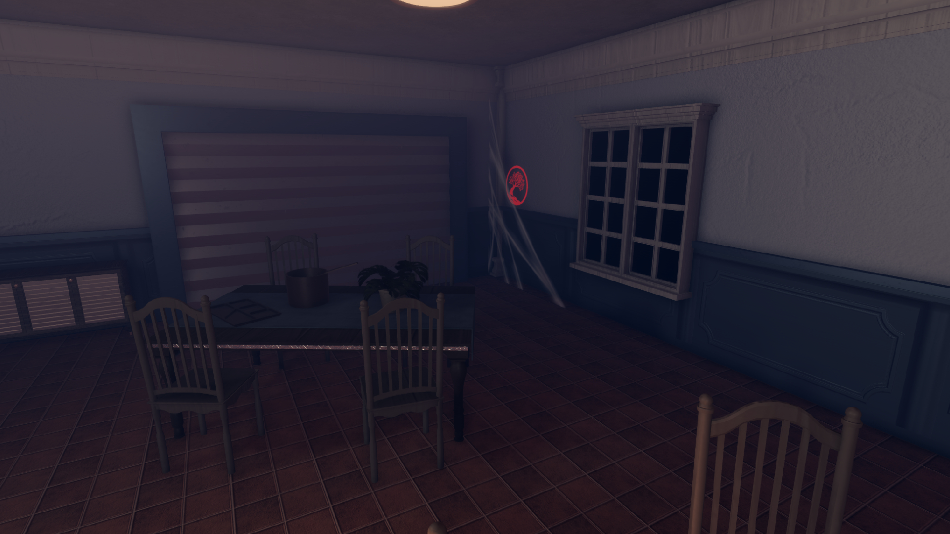 Cafeteria Rune location (Image via Roblox Corporation)