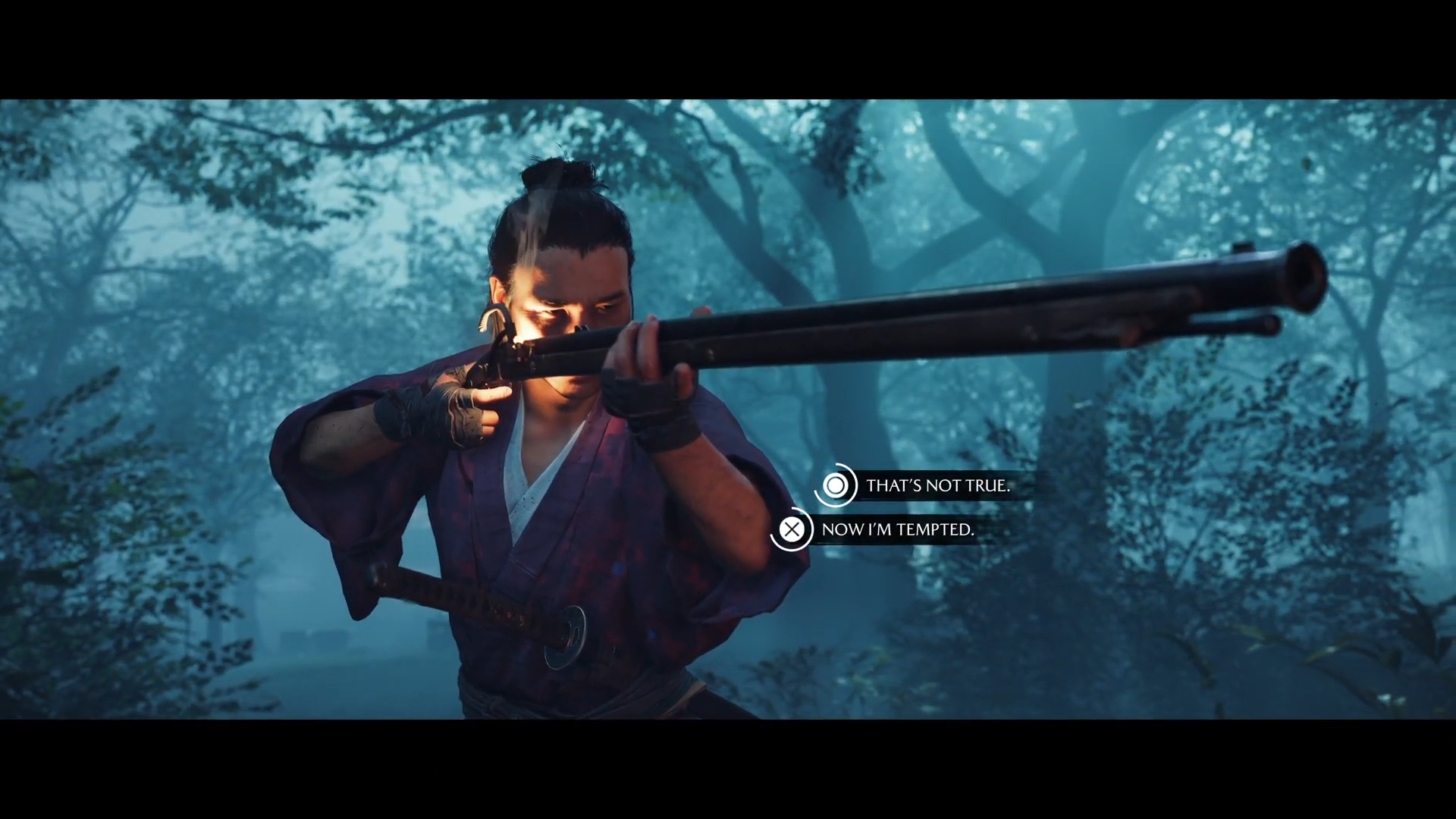 Calm down the ronin (Image via Sony Interactive Entertainment)