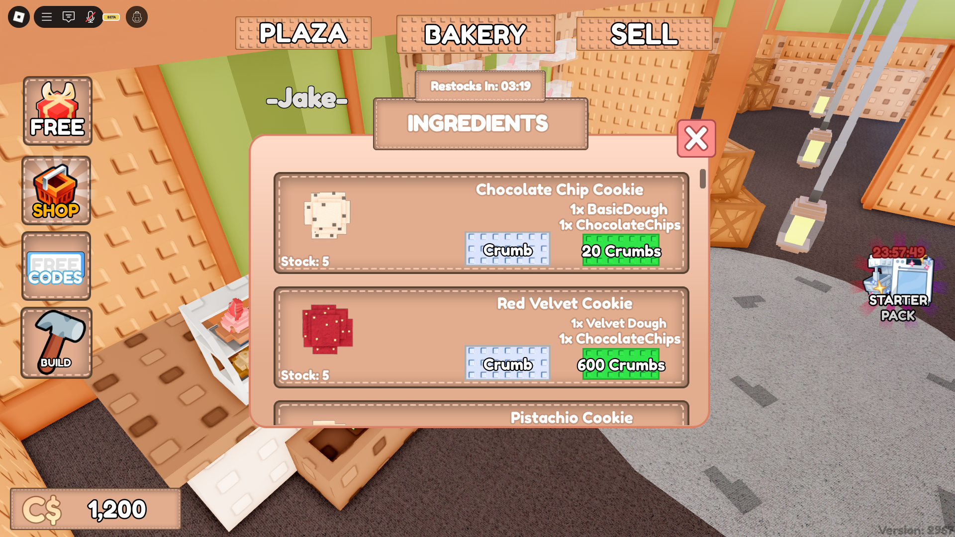 In-game store interface (Source: Roblox)