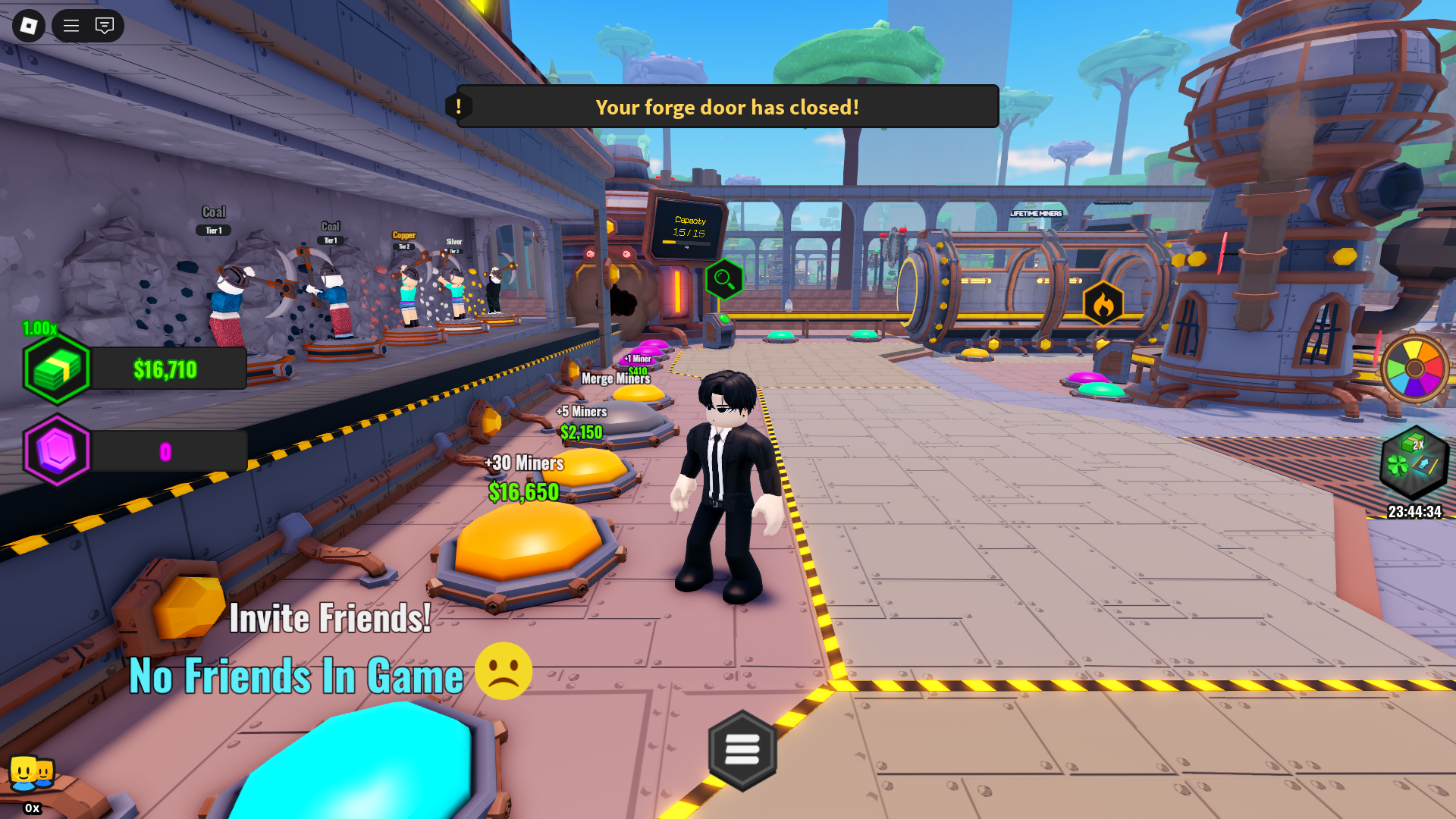 Upgrading mines (Image via Roblox Corporation)