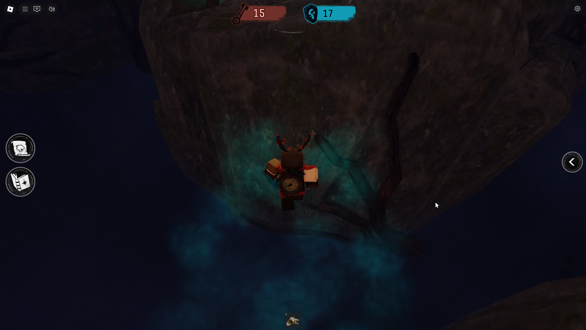 Unlock the Door and Cross the Ghost Bridge (Image via Roblox Corporation)