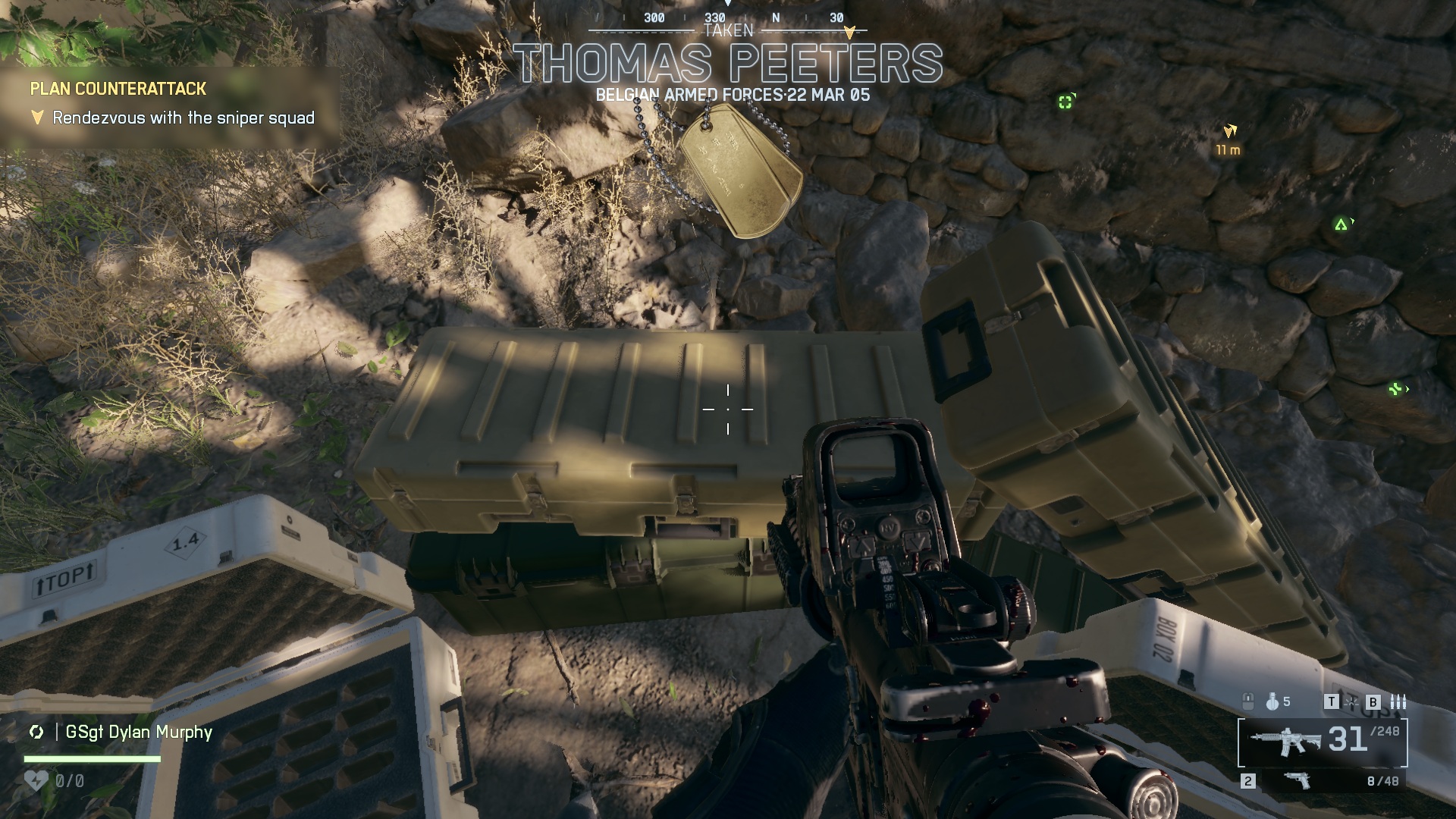 First military ID location