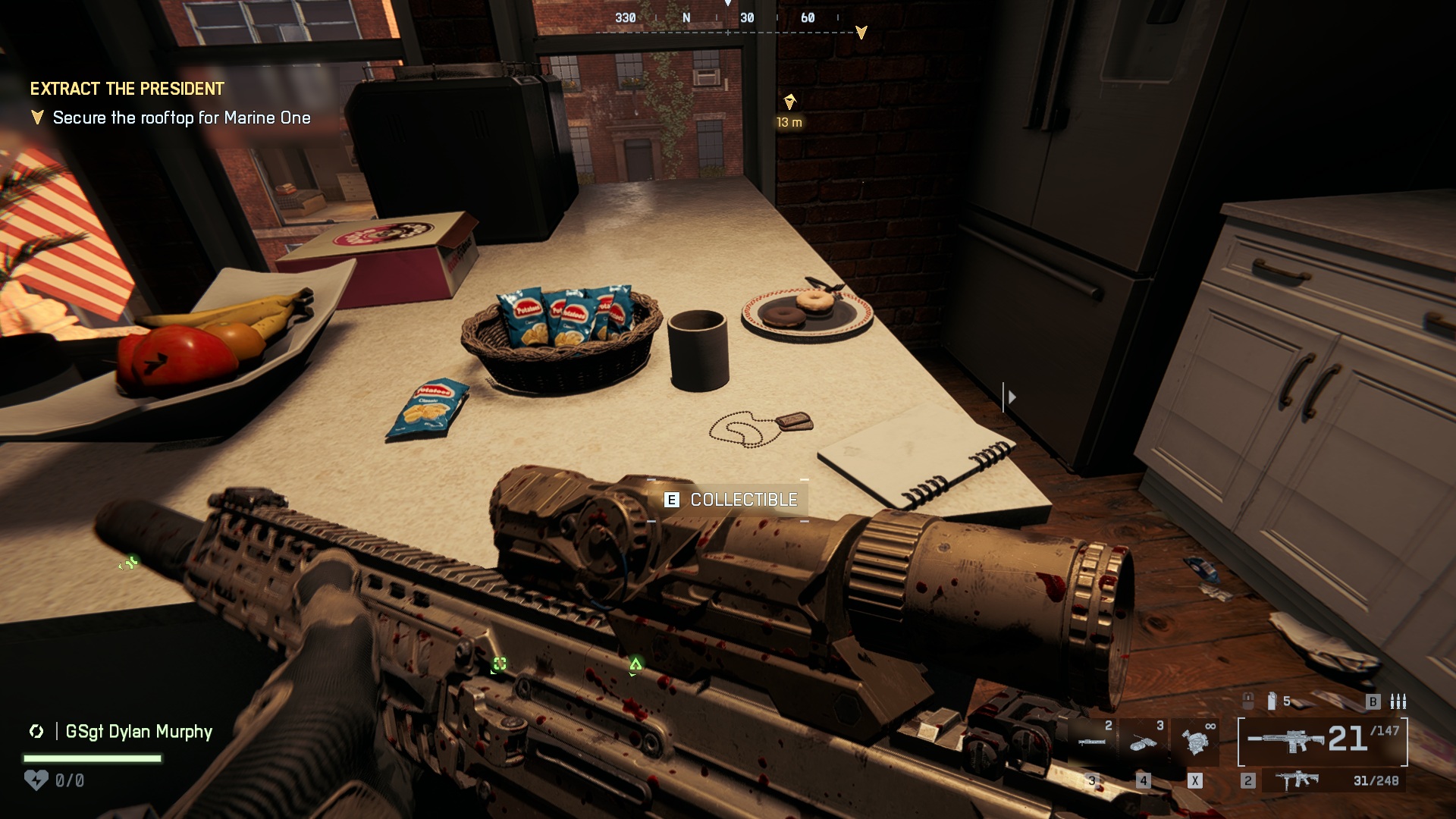 Elevated facility collectible