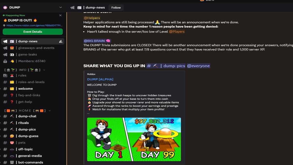 The Dump Discord Server