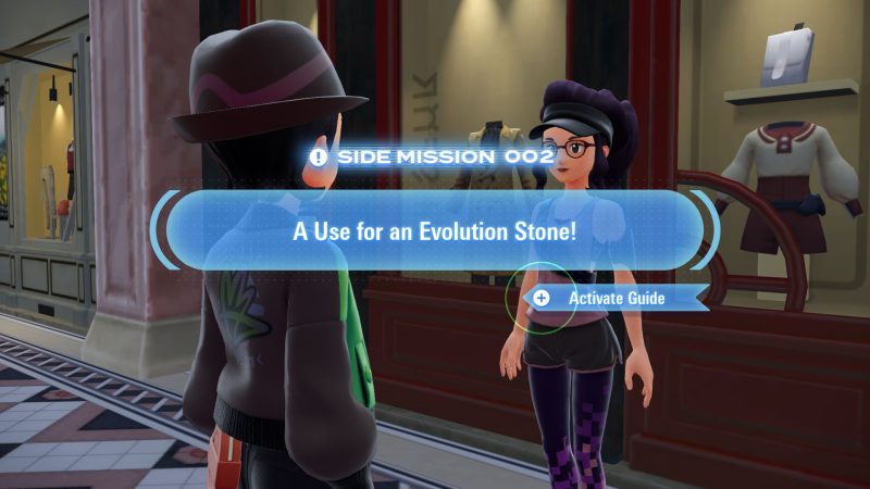 Evolution Stone Usage in Pokemon Legends Z-A Side Quest