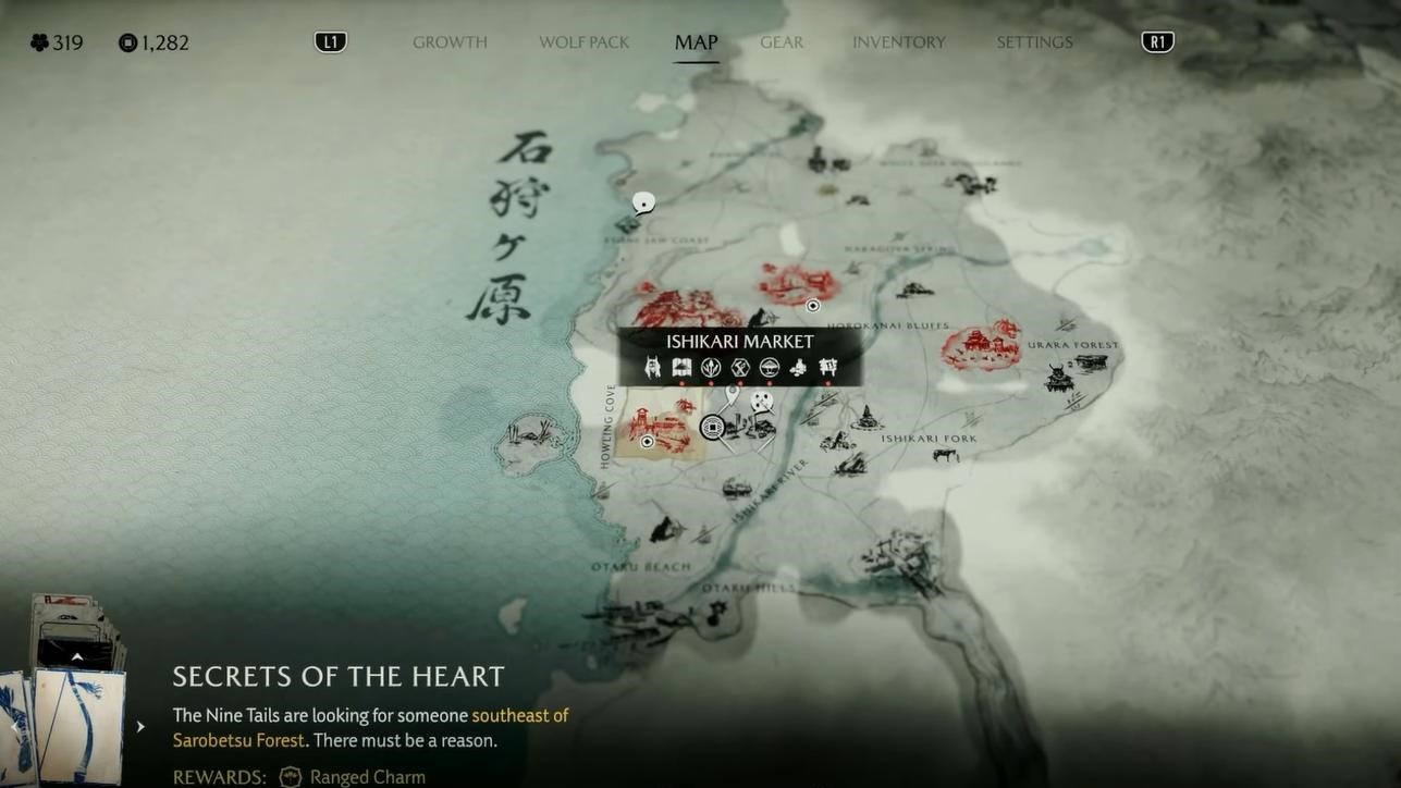 Ghost of Yōtei, Best Charms to Get, PS5, Screenshot, Gameplay