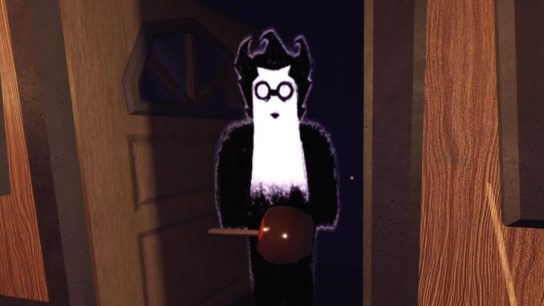 The ghost who gives you candy in Doors - Roblox Halloween Spotlight Event