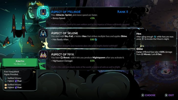 Xinth’s jetpack mechanics in action, firing missiles and dashing through enemies.