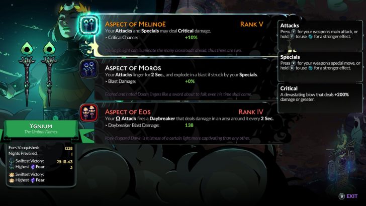 Ygnium’s fiery projectiles and orbiting Special attack in a chaotic battle scene.