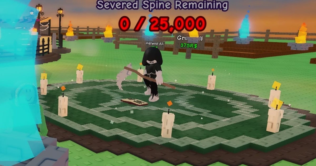 Harvest Reaper event in Grow a Garden