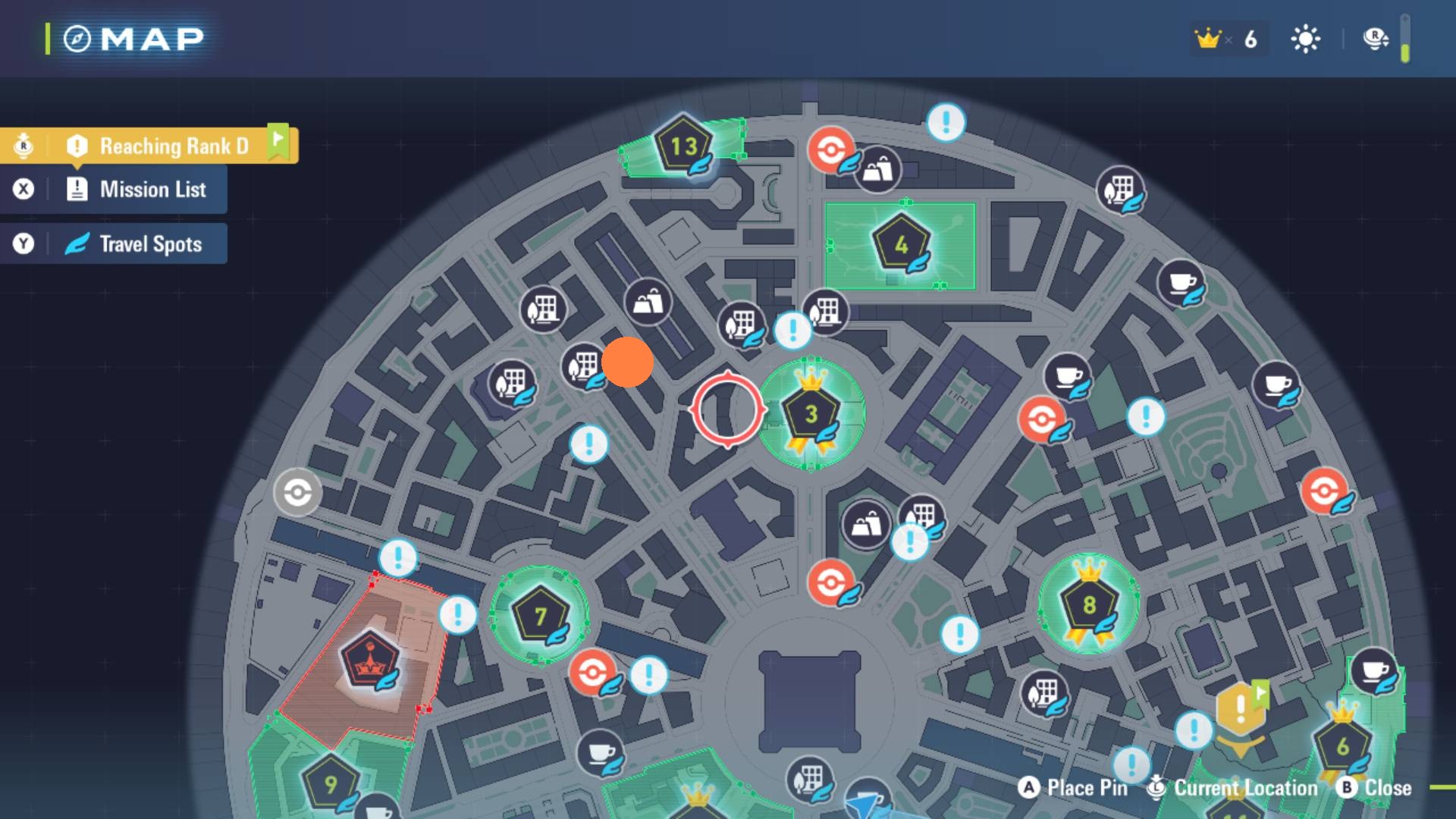 Hawlucha's northern rooftop habitat