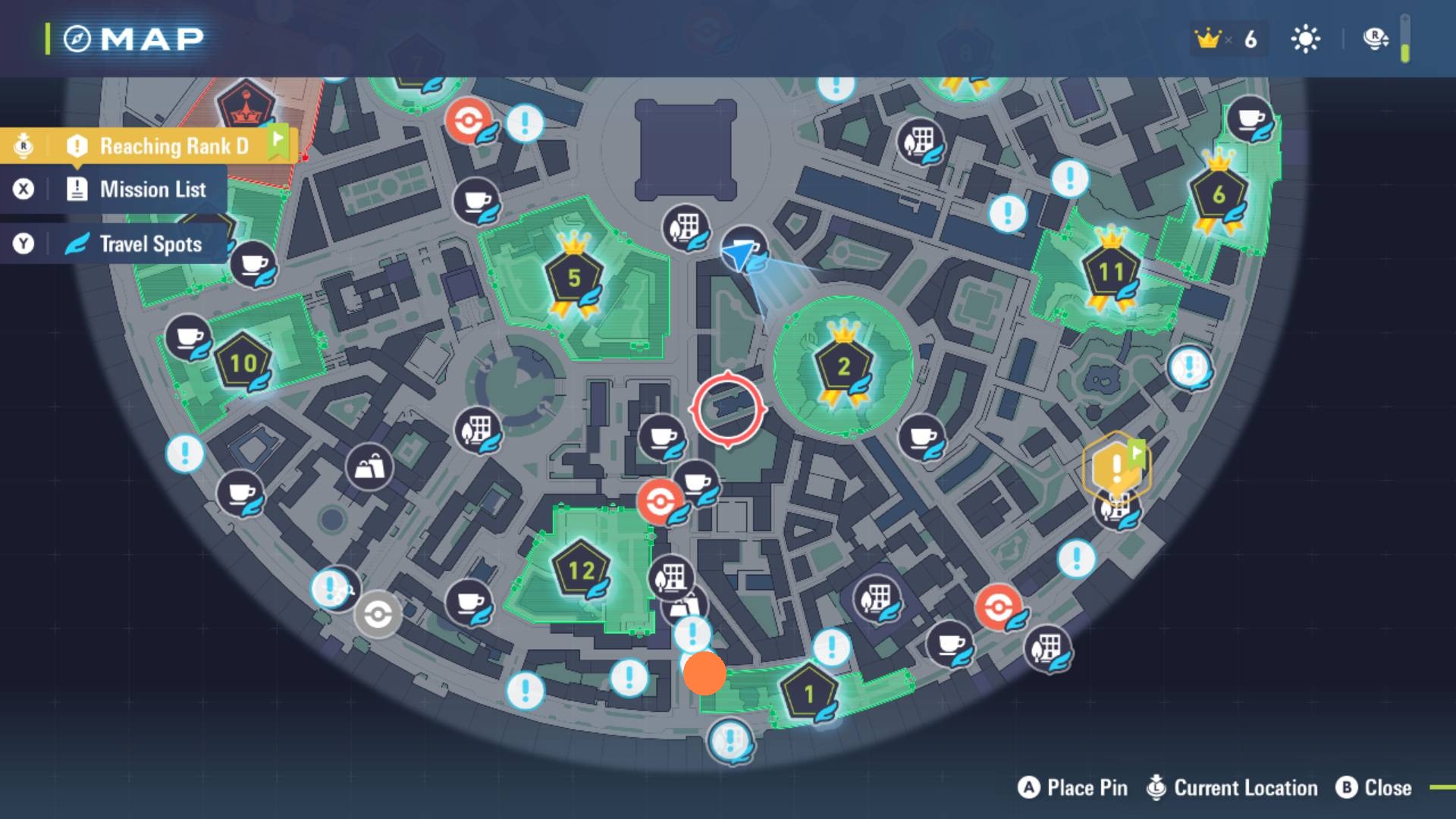 Southern rooftop encounter location
