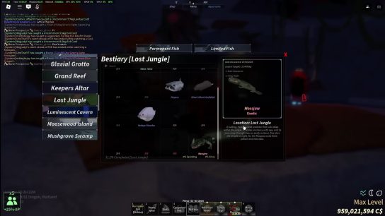 How To Get Mossjaw in Fisch