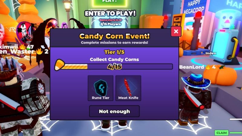 Key & Rune Acquisition in Happy-Halloween Spotlight Event