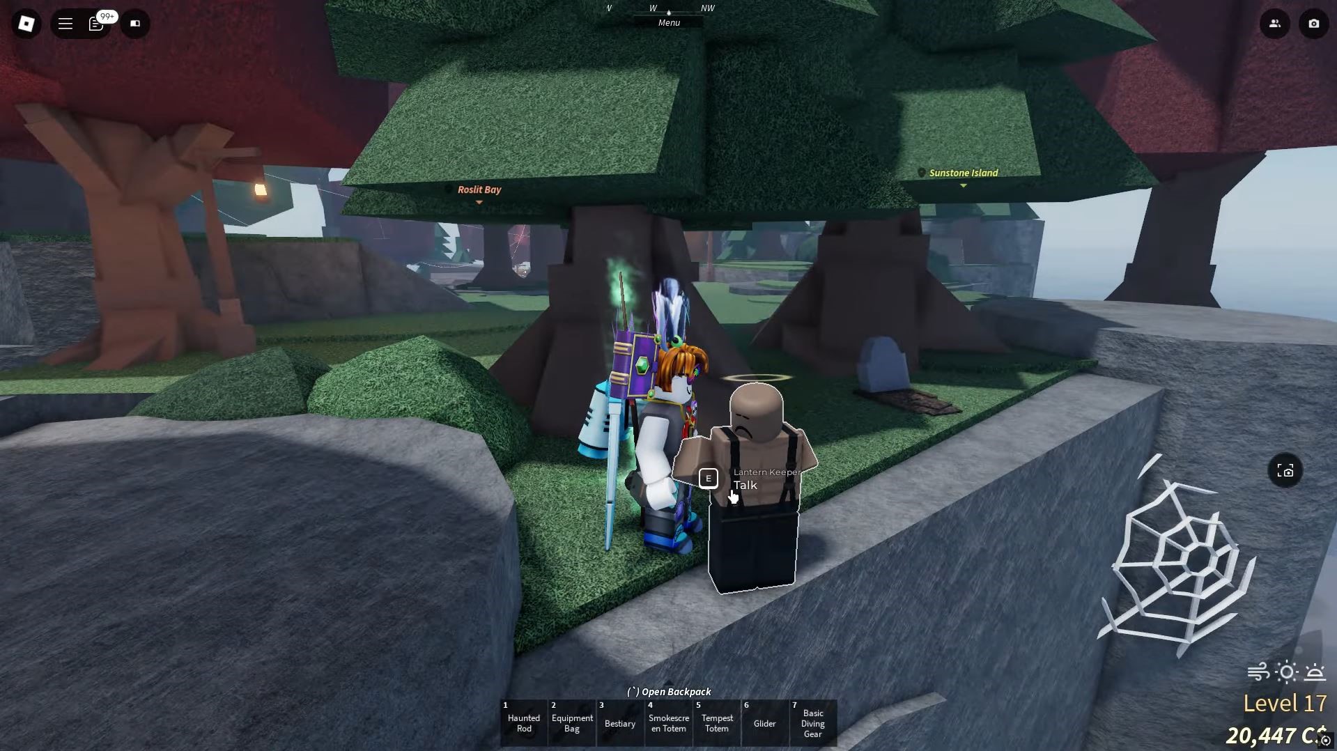 This in-game mechanic has the same basic concept from the real life activity (Image via Roblox Corporation)