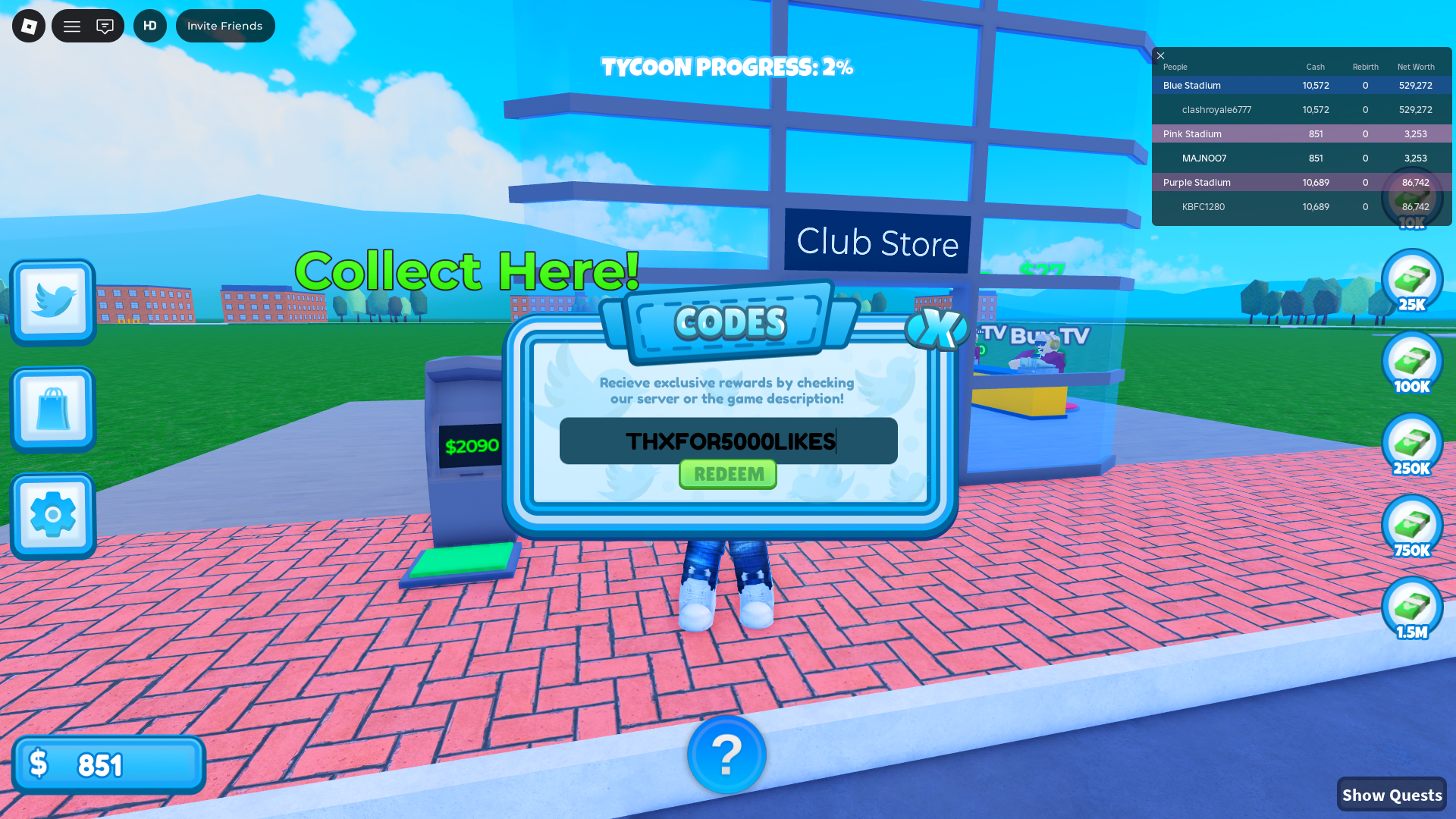 An image from Football Tycoon in Roblox