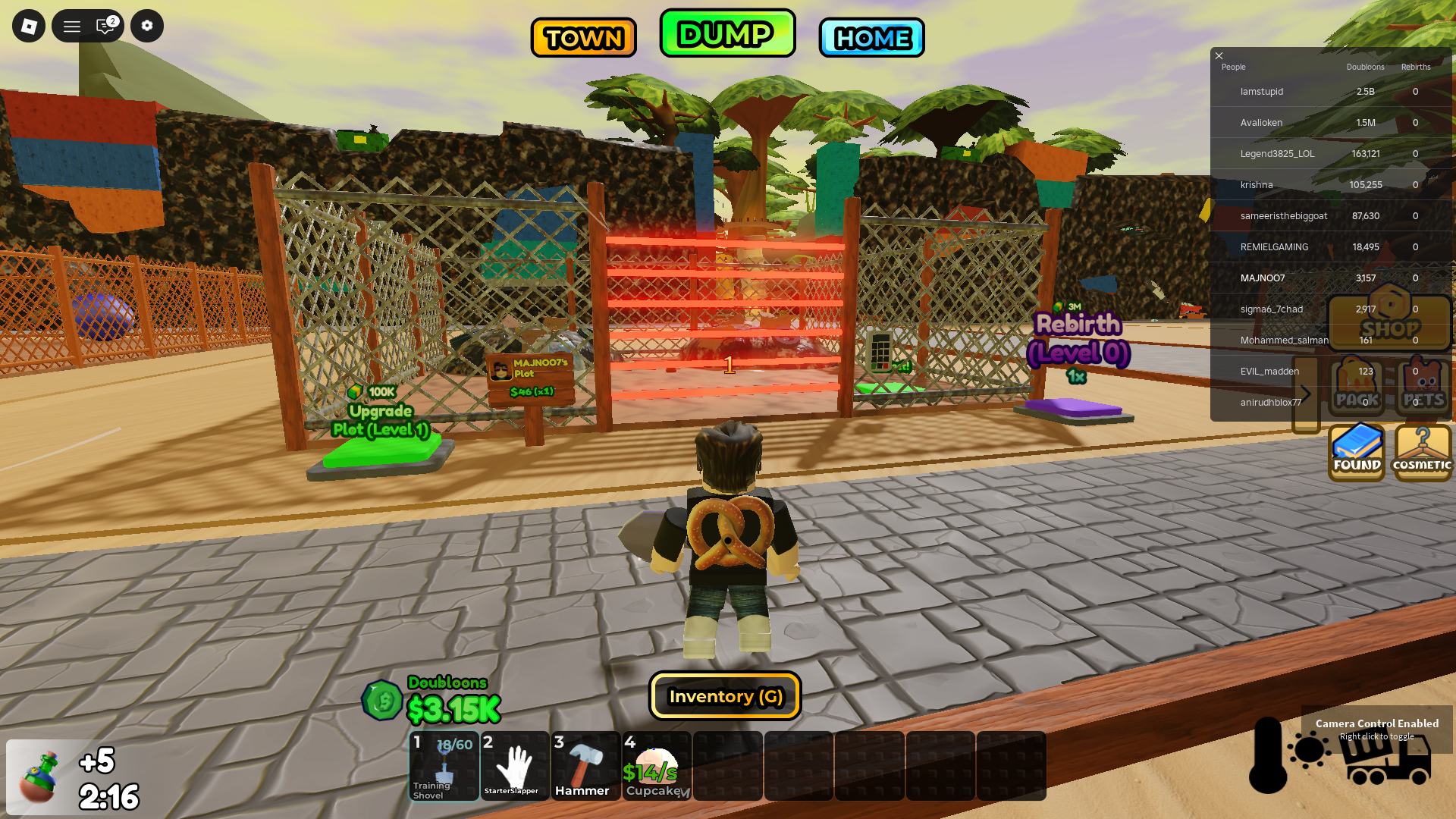DUMP gameplay snapshot
