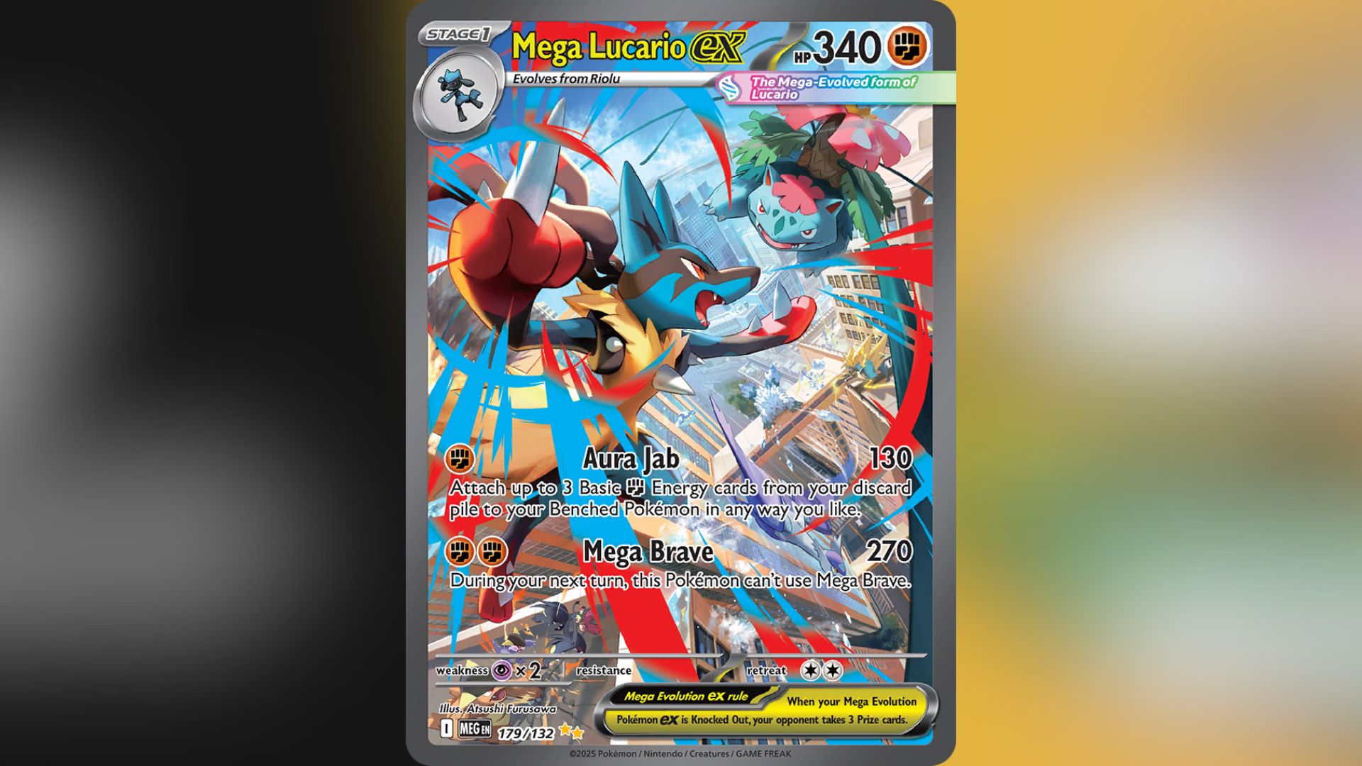 Mega Lucario ex Special Illustration Rare (Image via TPC)