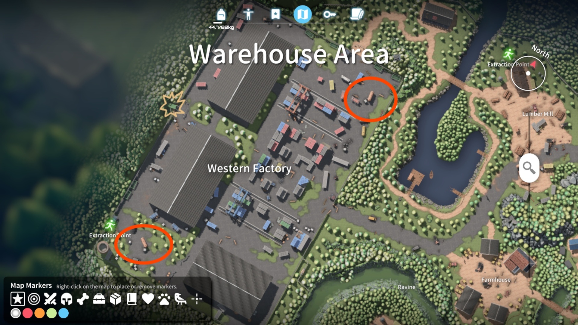 Western Factory tanker positions