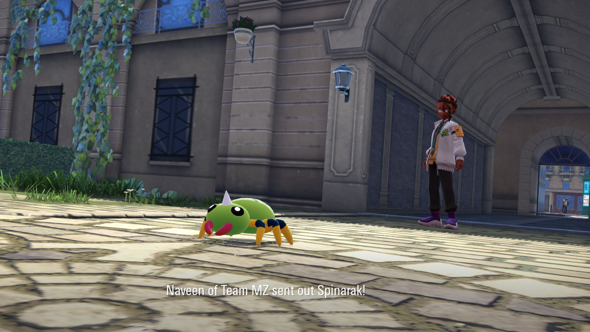 Naveen challenges you to battle in Pokemon Legends Z-A