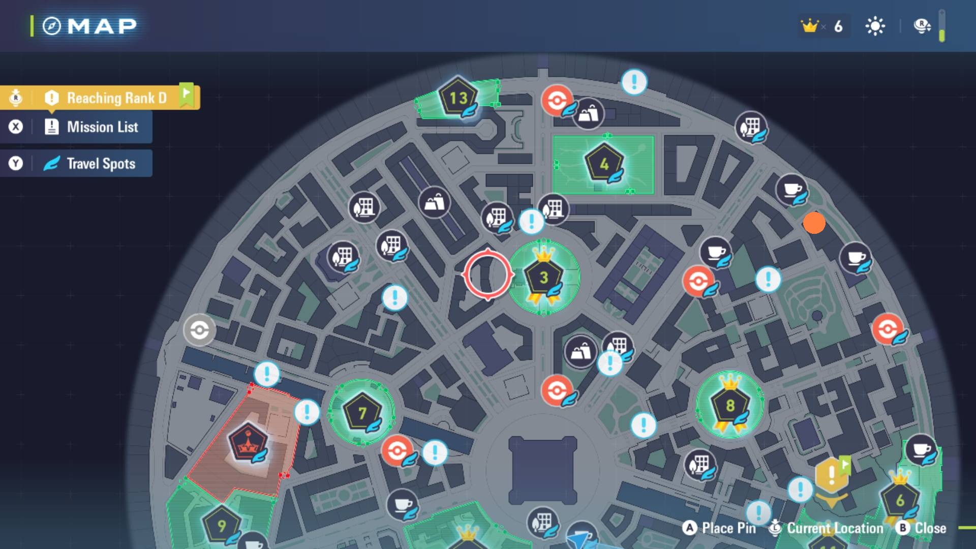 Wild Zone 19 environment in Pokémon Legends Z-A [Source: TPC]