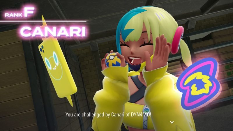 Pokemon Legends Z-A: Defeating Canari in Rank F Promotion