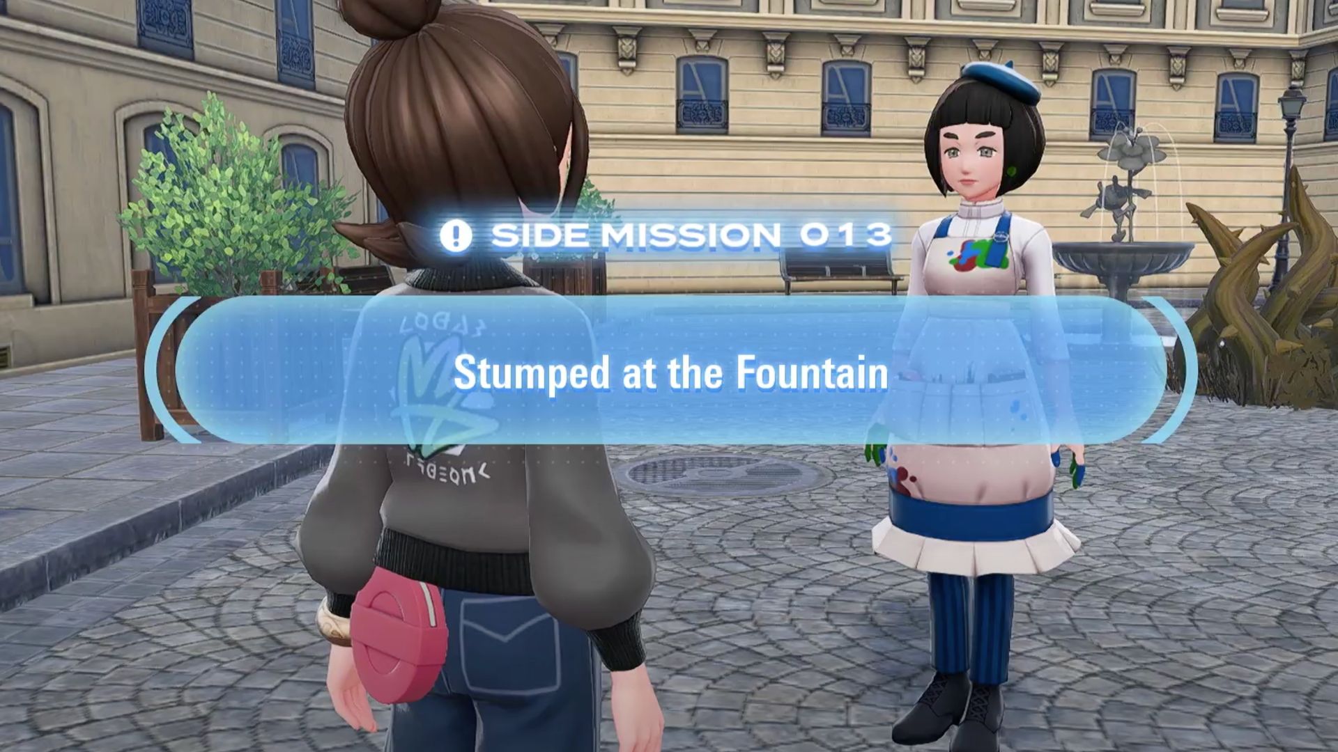 Pokemon Legends Z-A: Stumped at the Fountain Walkthrough (Side Quest)