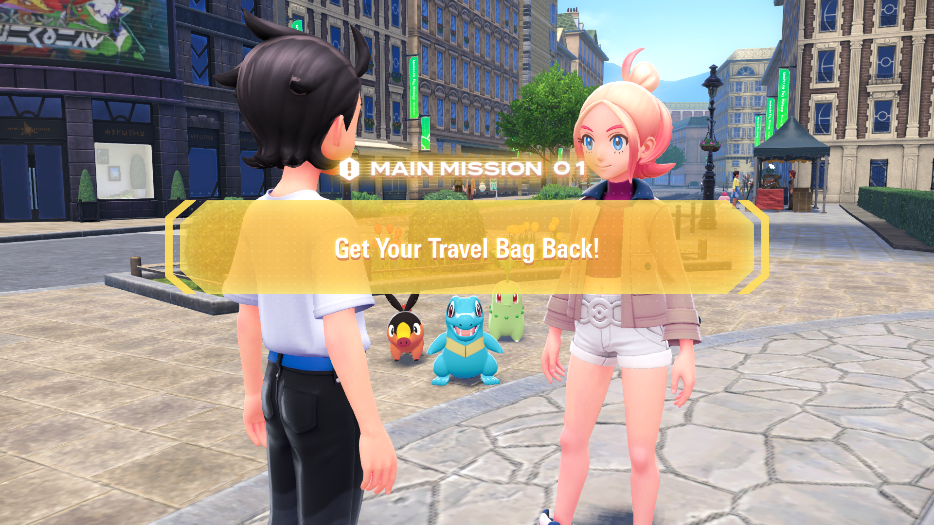 Retrieve stolen belongings from Pancham (Image via The Pokemon Company)
