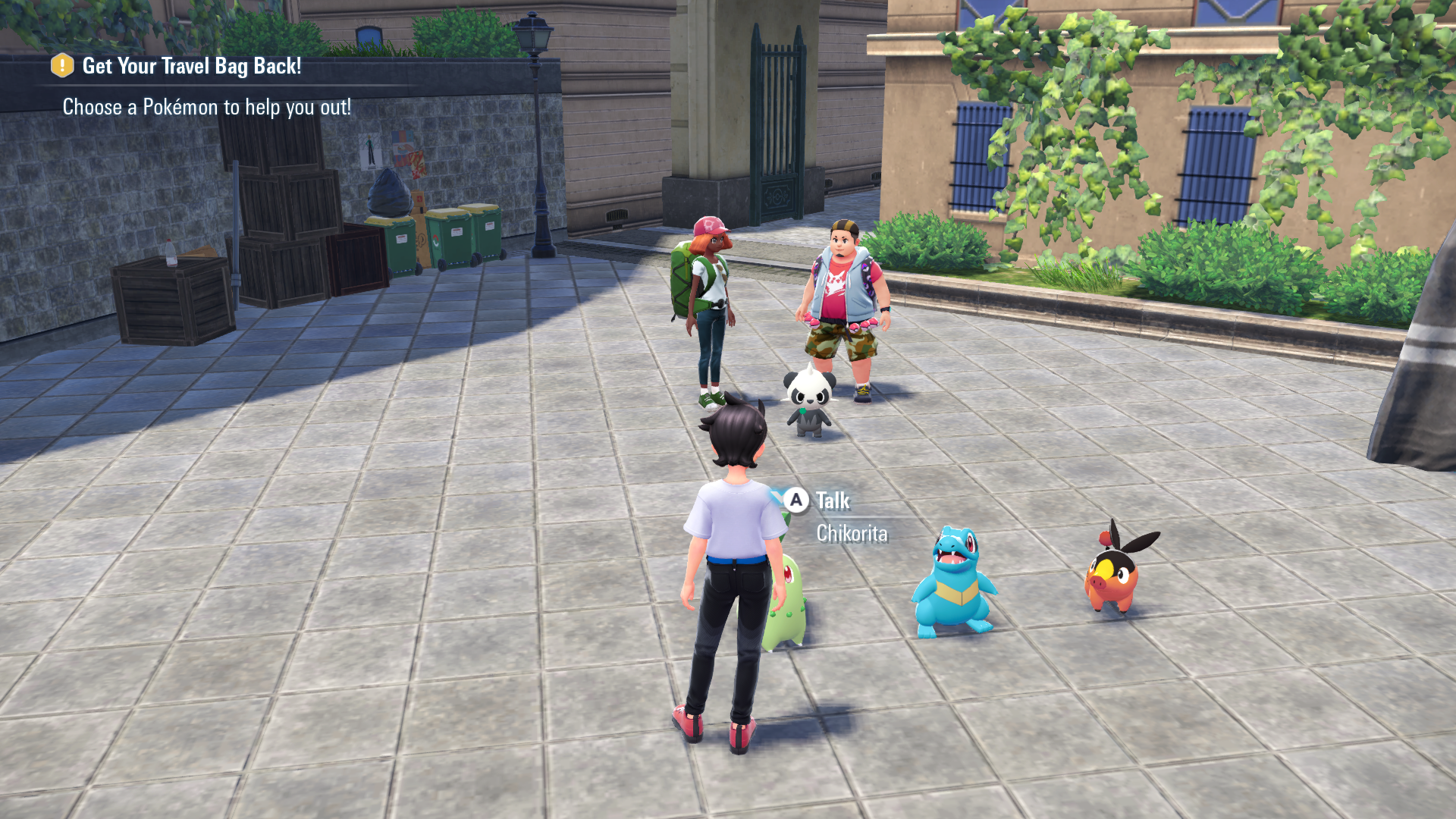 Selecting your companion creature (Image via The Pokemon Company)