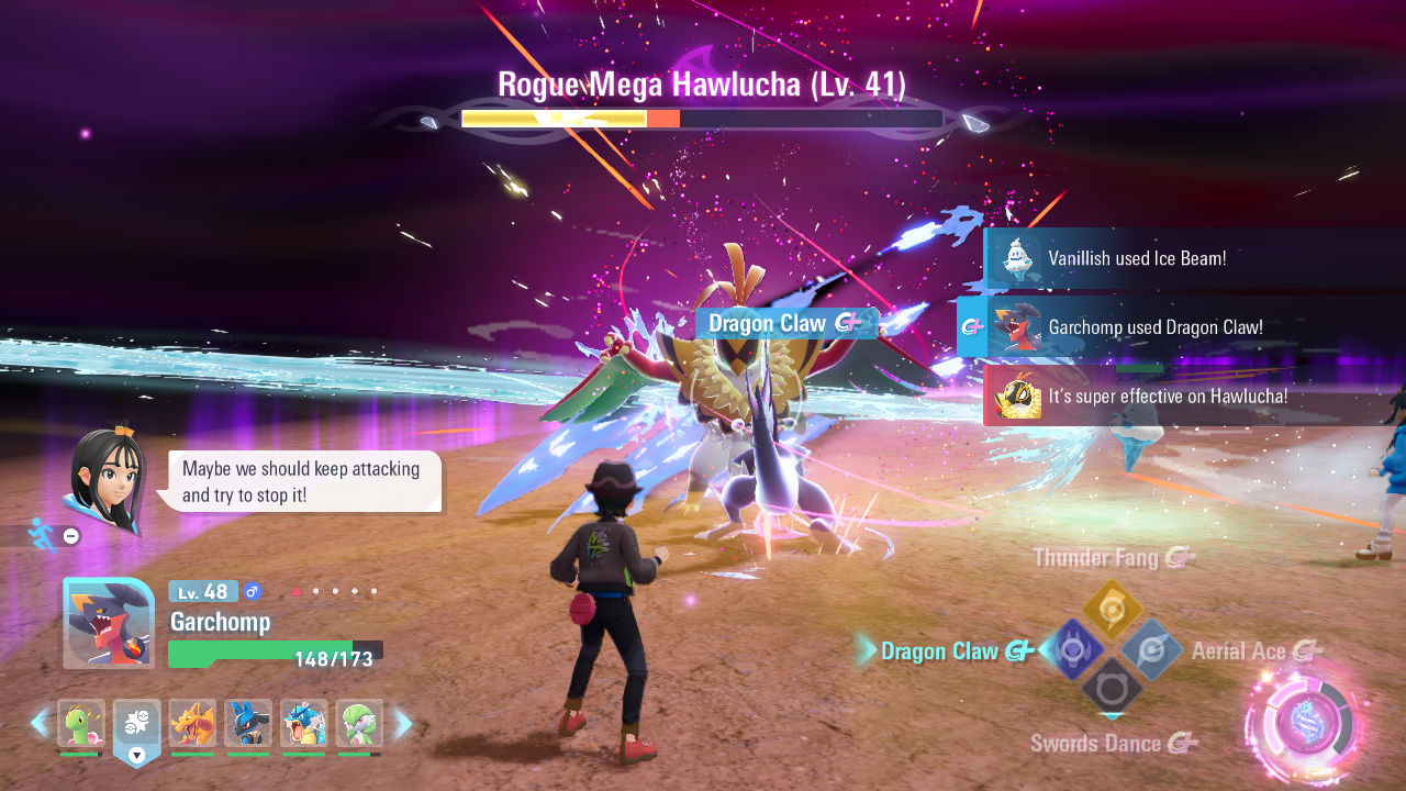 Evasion techniques against aerial assaults (Source: The Pokemon Company)