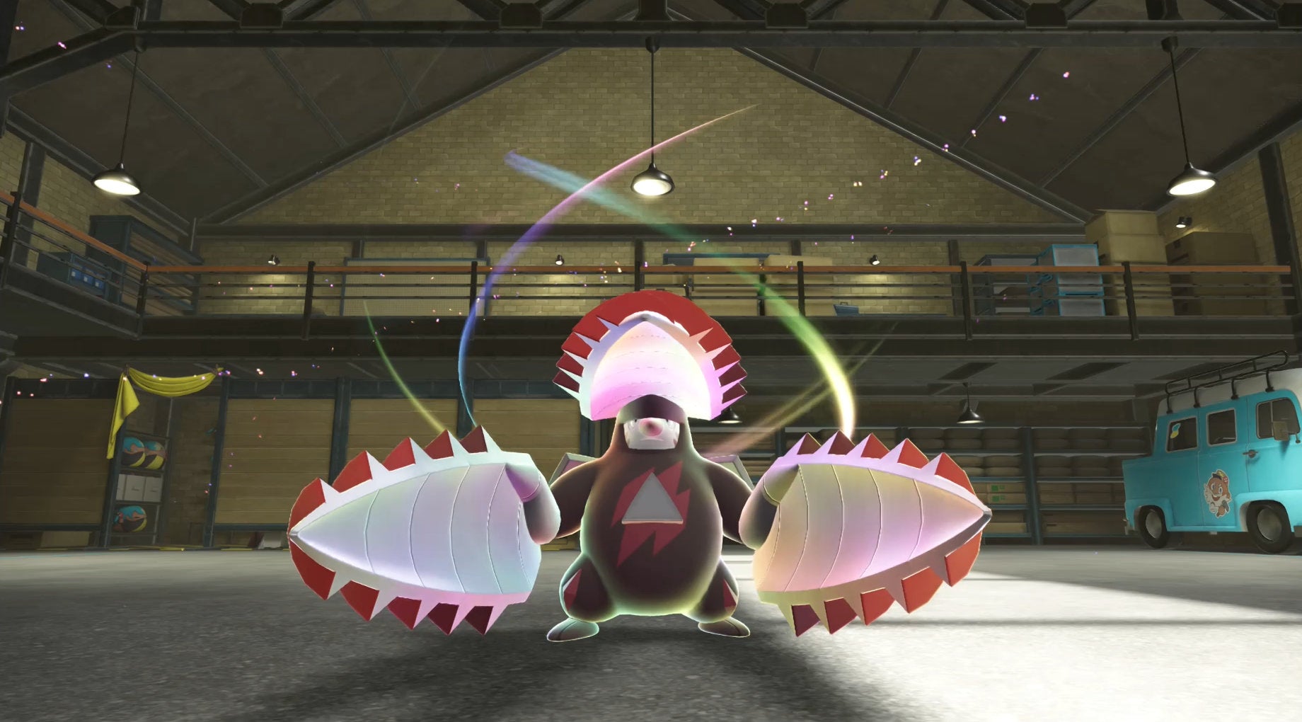 Mega Excadrill shows off its arms in Pokémon Legends: Z-A.