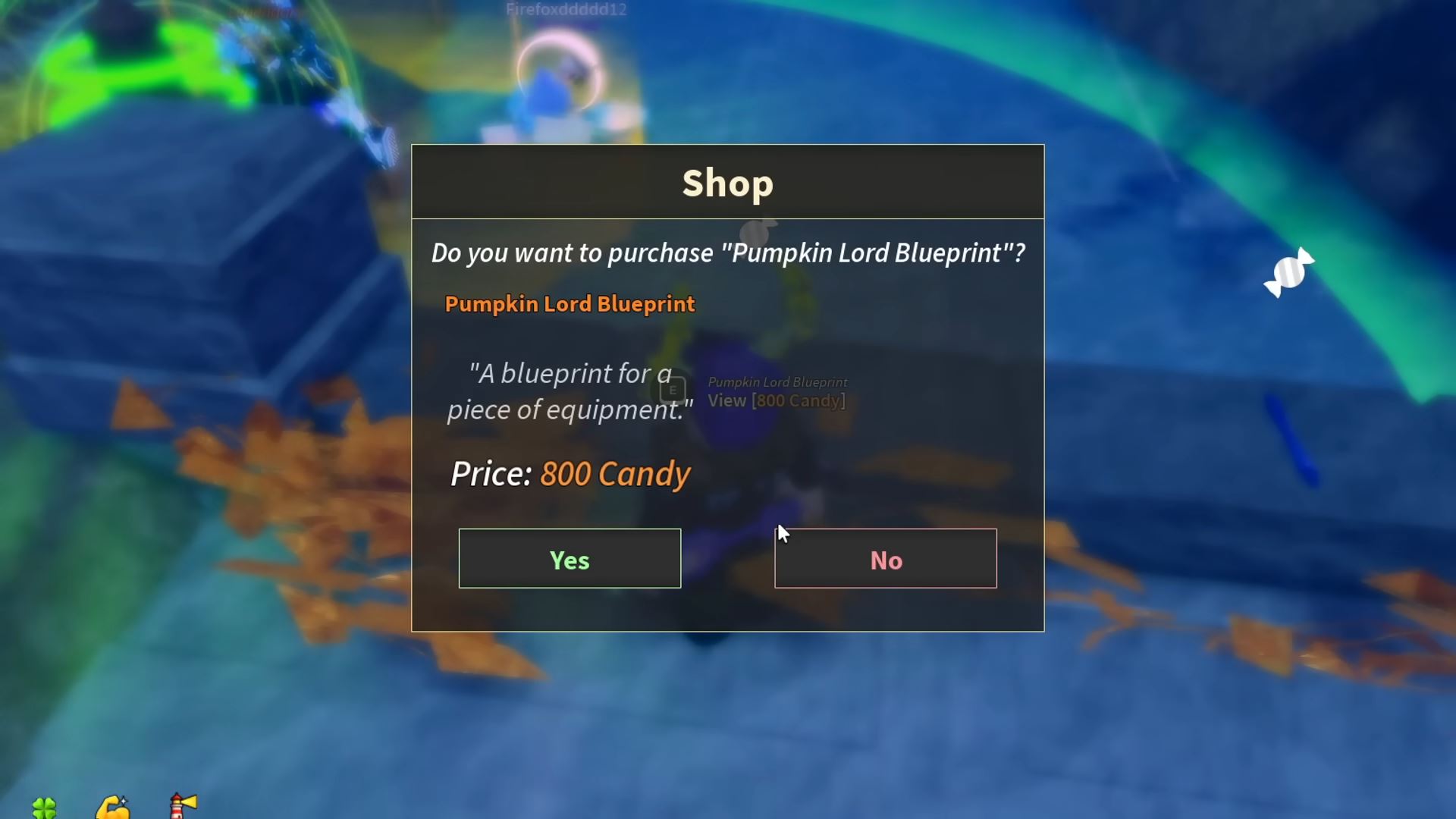 Pumpkin Lord Blueprint (Image via Roblox Corporation)