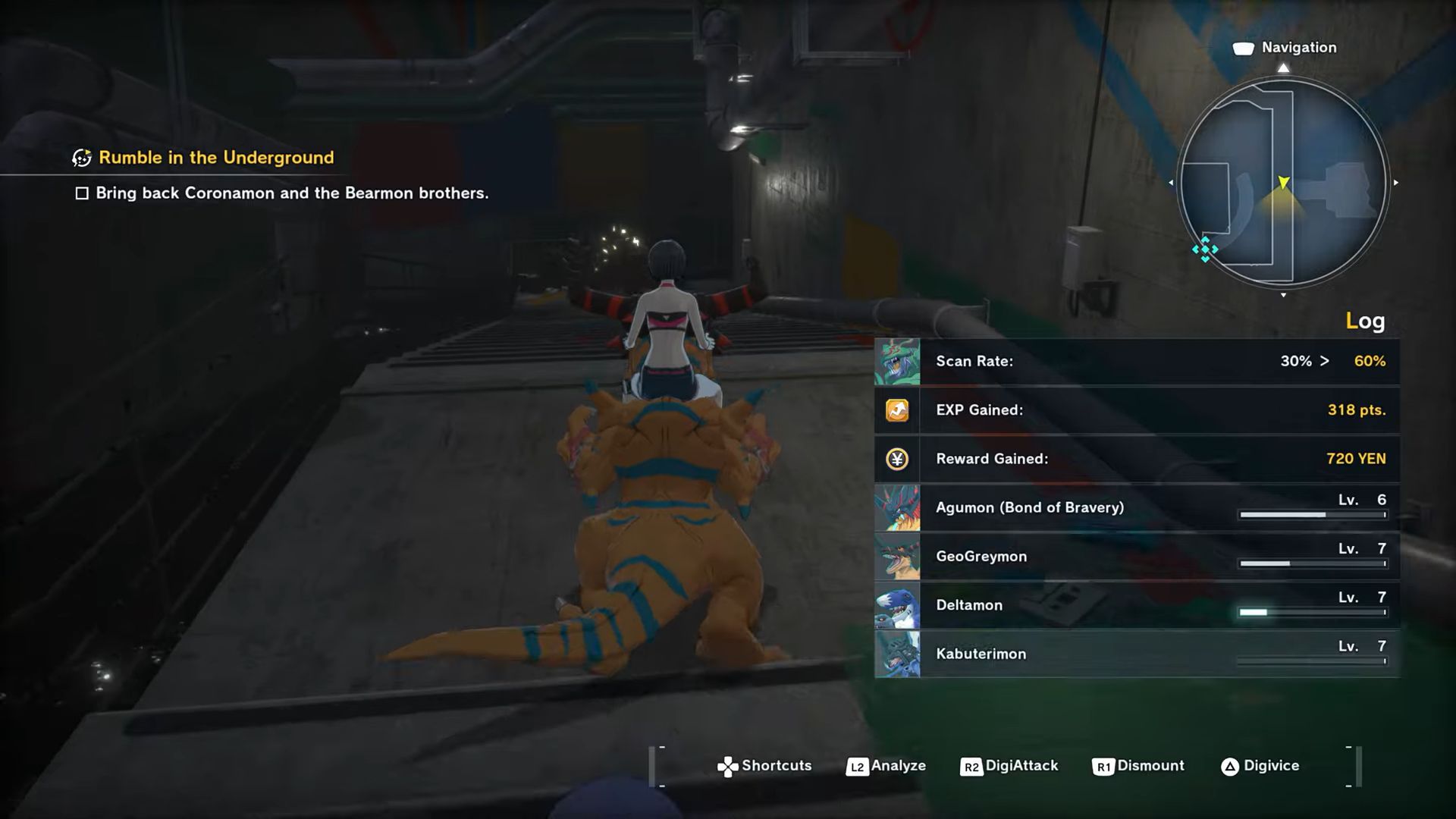 Reach the deepest area for the Bearmon encounter (Source: Bandai Namco Entertainment)