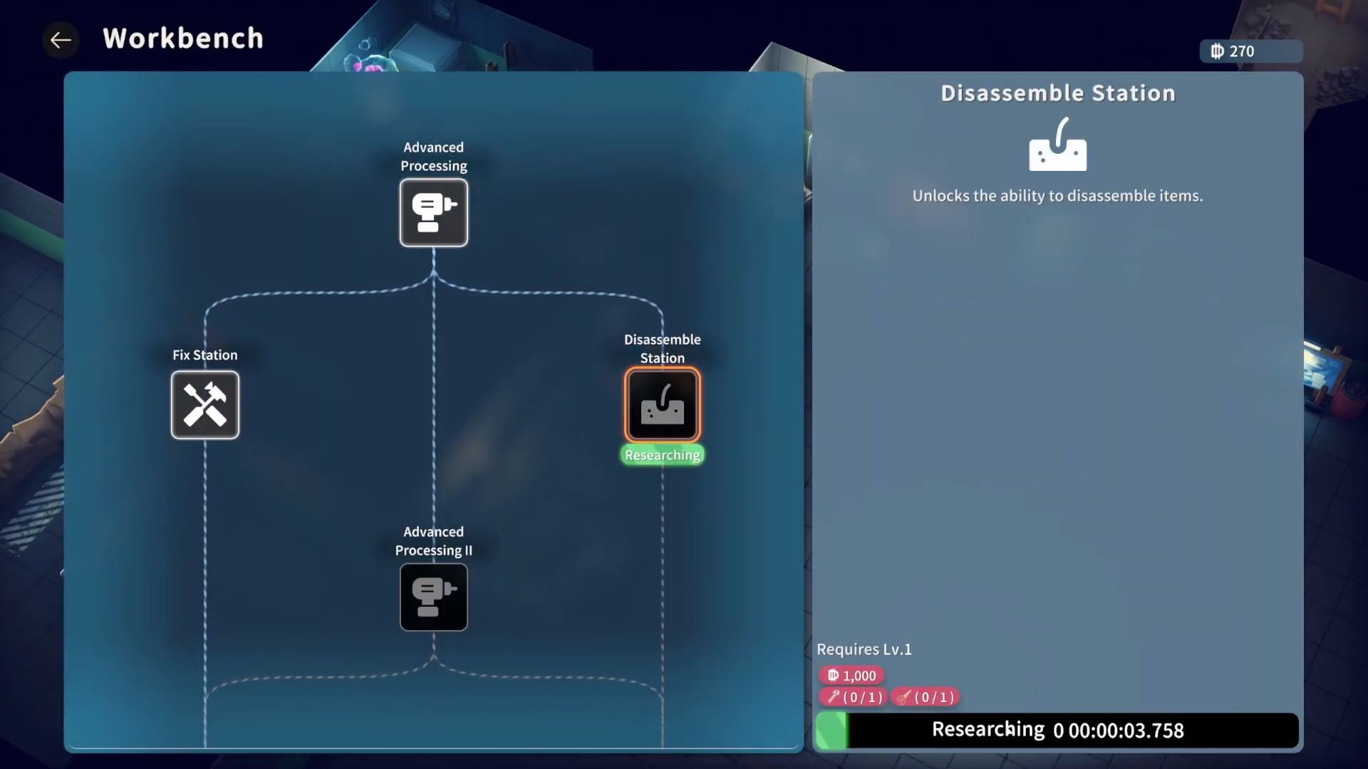 Disassembly Station interface (Image via bilibili)