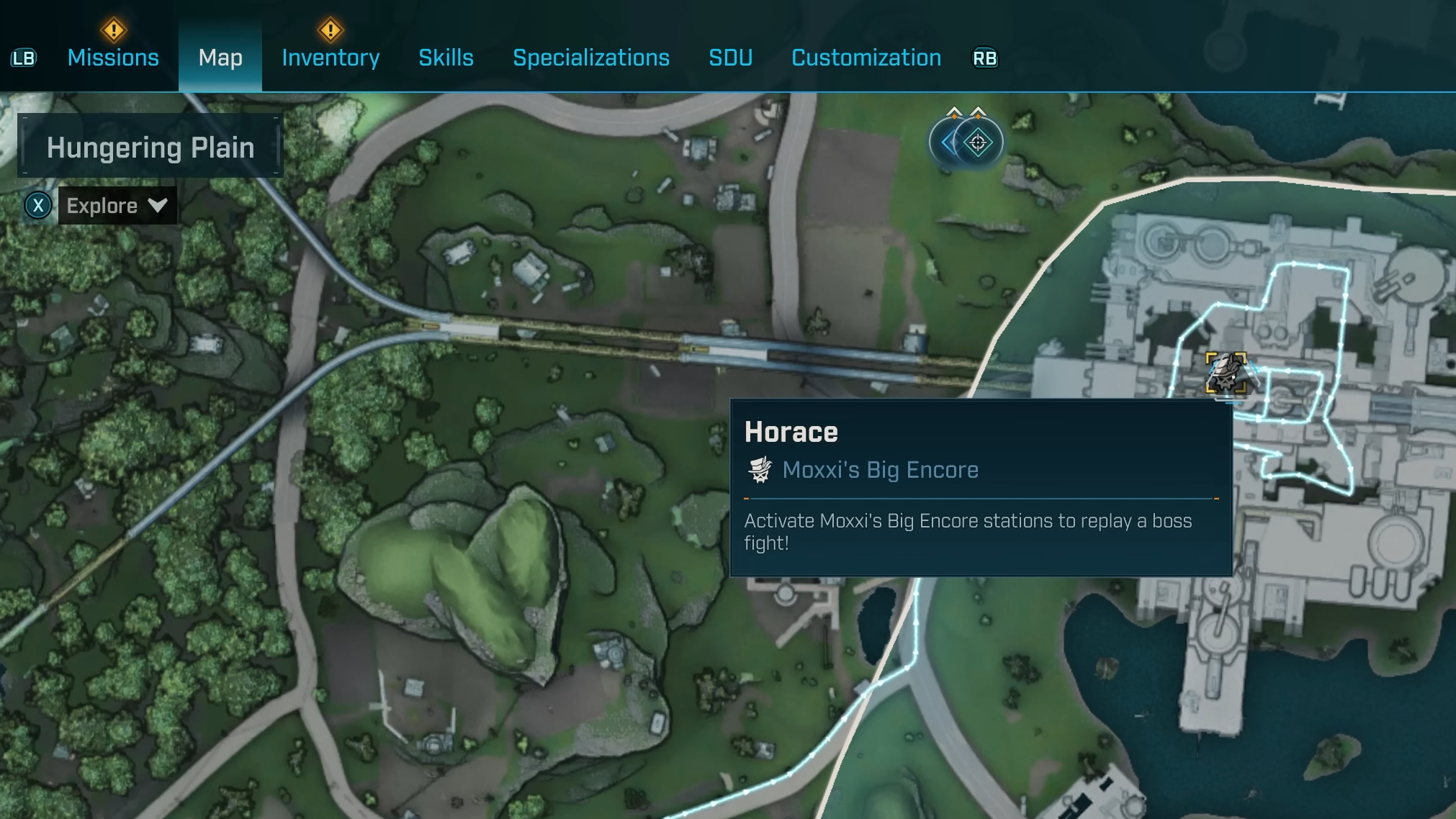Horace Boss battle location (Image via 2K Games)
