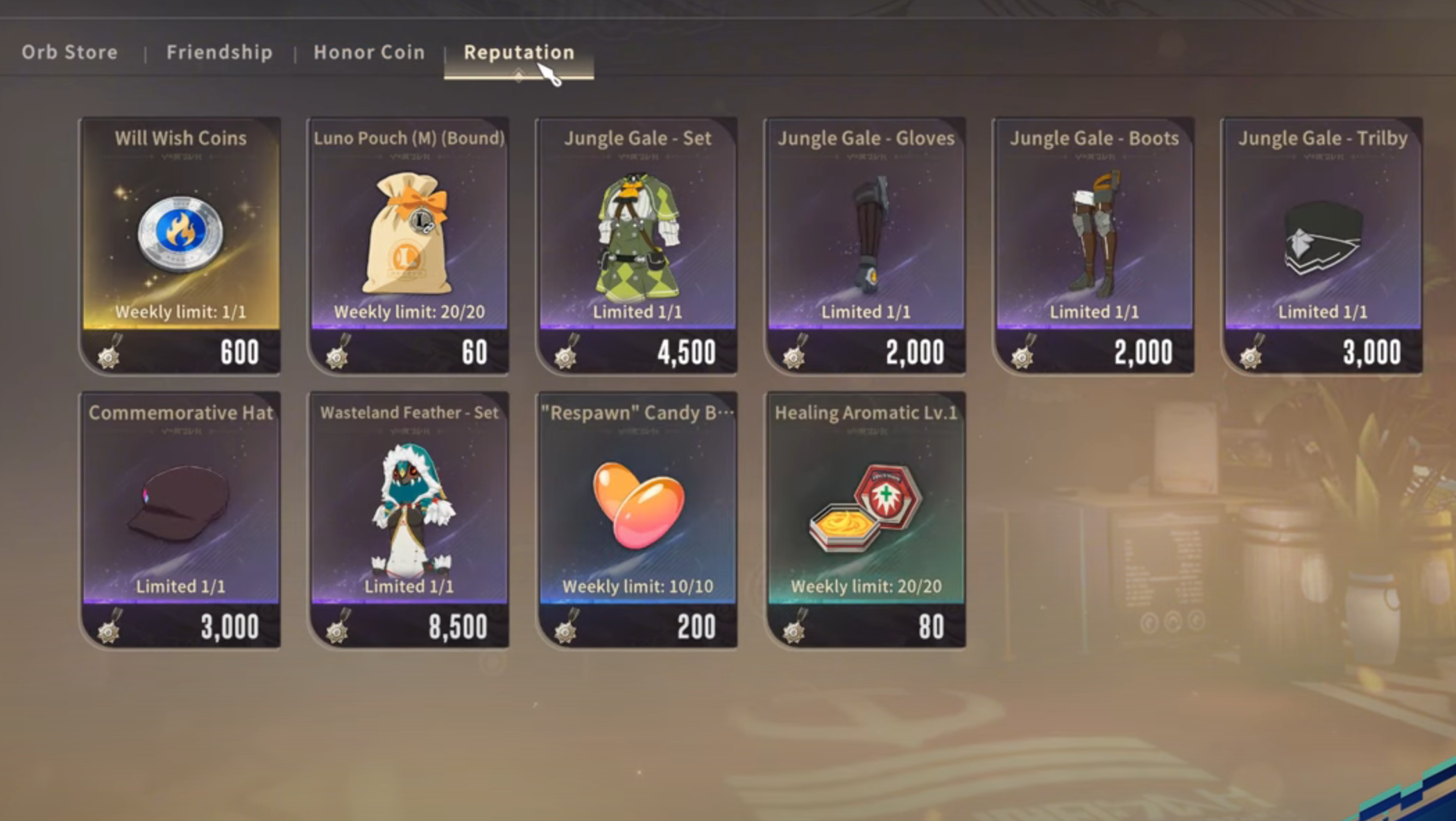 Reputation Coins in Blue Protocol Star Resonance (Image via Bandai Namco)