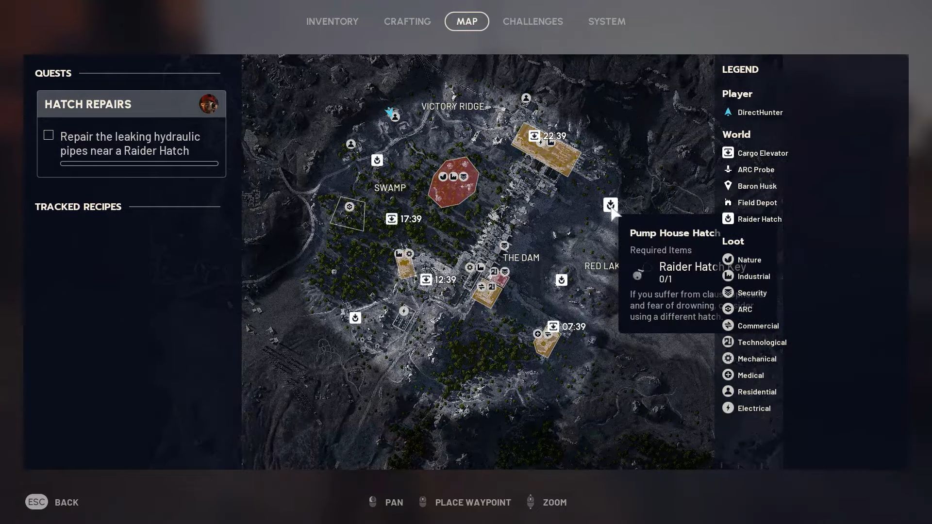 Damaged hatch in Arc Raiders (Image via Embark Studios)