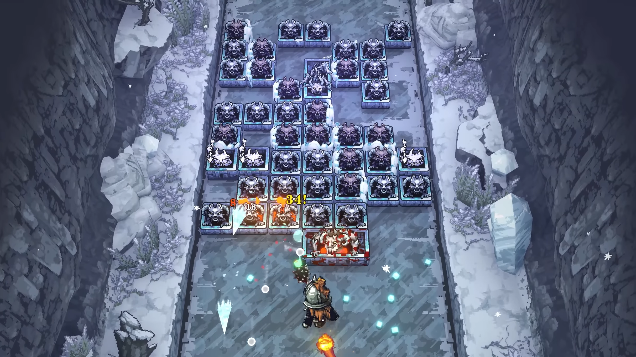 Resource collection is part of the gameplay (Image via Devolver Digital)