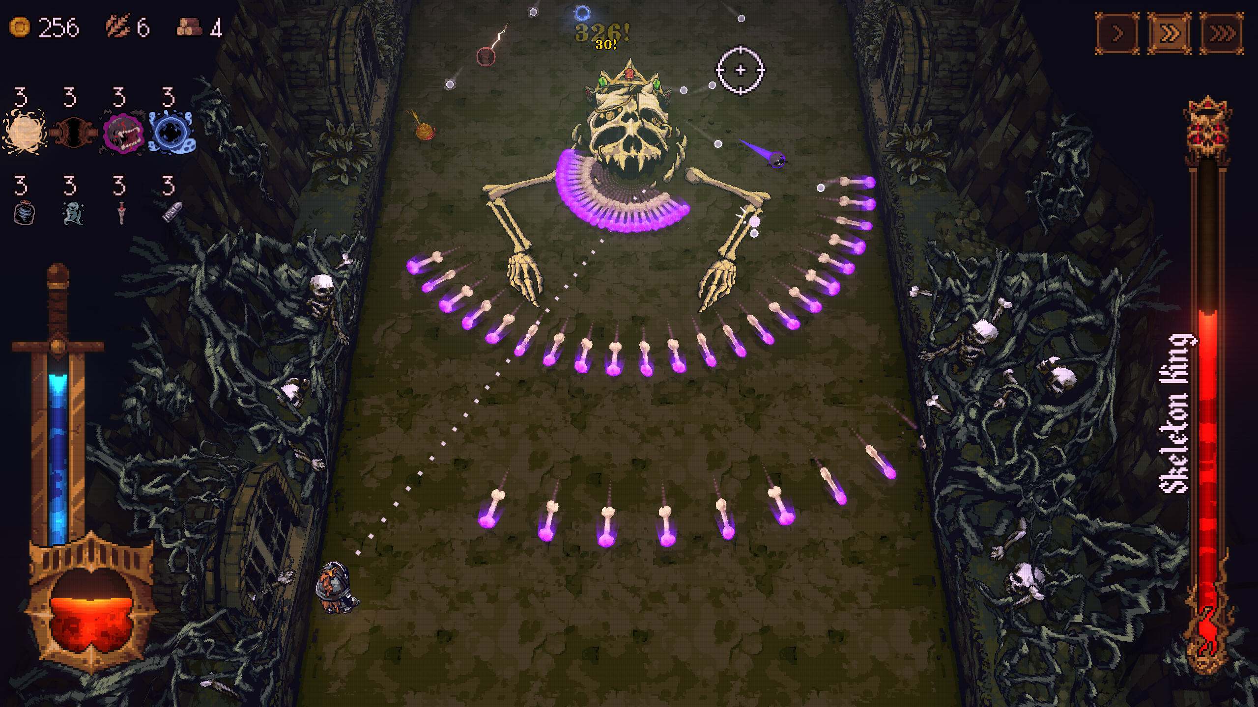 Rhythmic Projectile Grid (Visual via Devolver Digital)