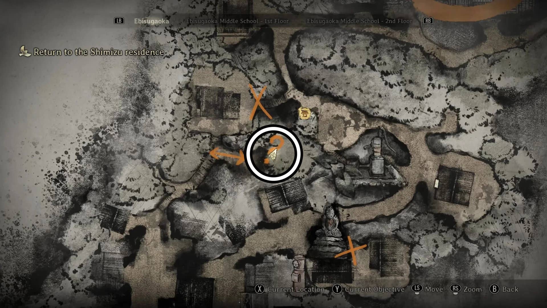 Cartographic guide to sacred site