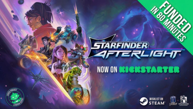 Starfinder: Afterlight CRPG Hits Kickstarter Goal in 80 Minutes