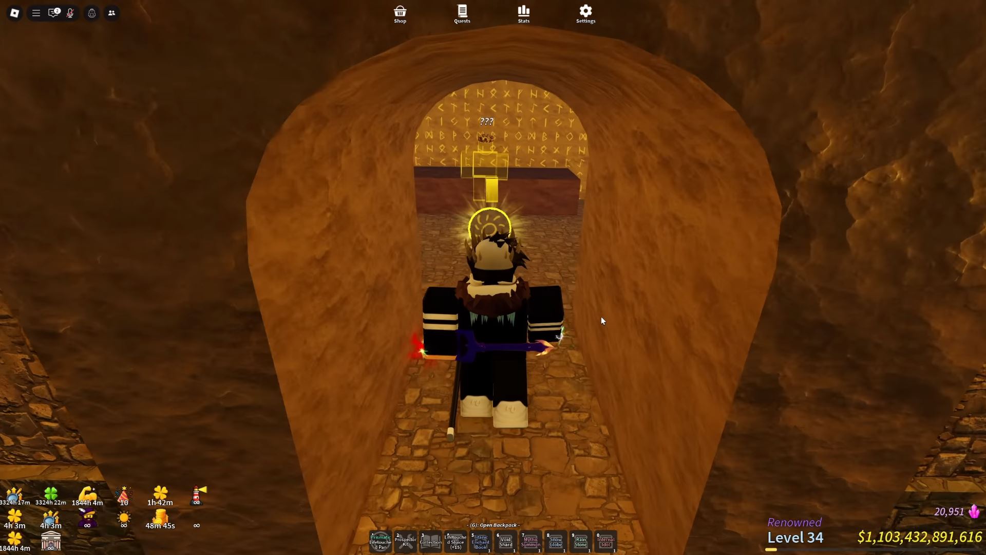 Sunblessed Rune (Image via Roblox Corporation)