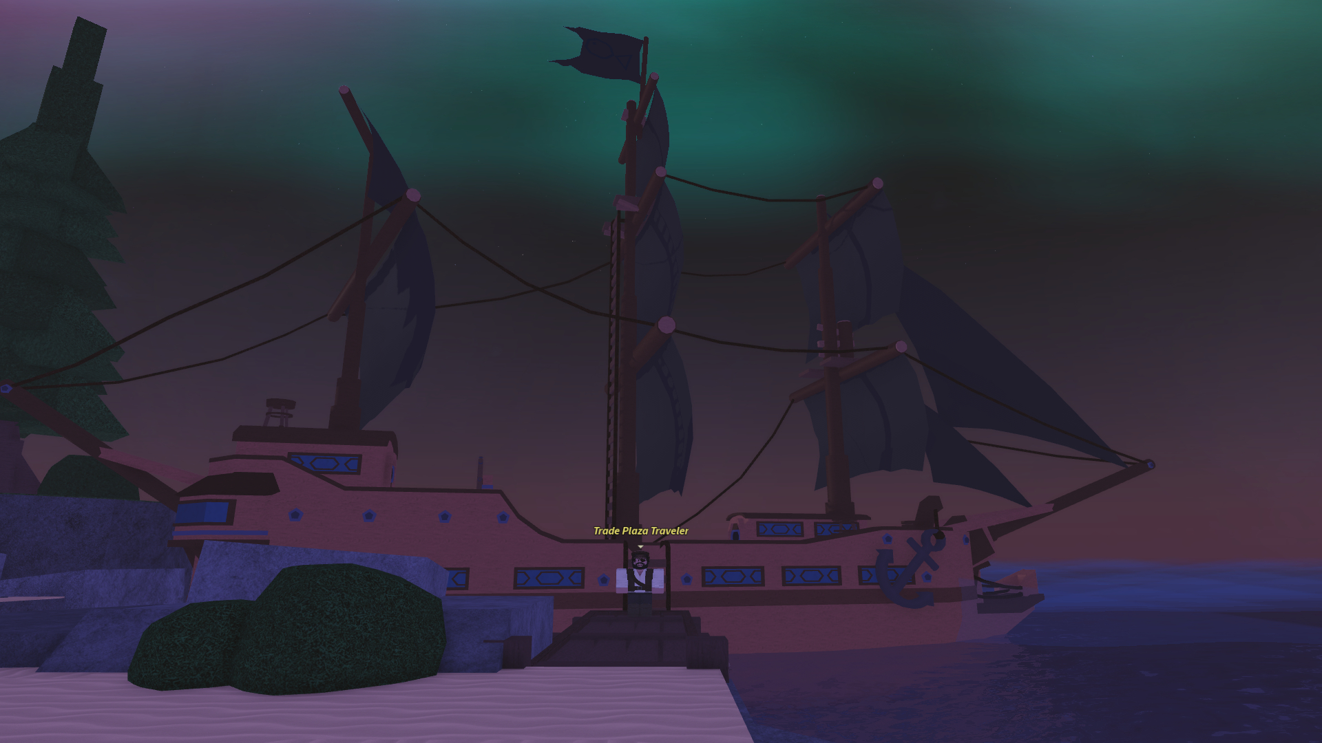 Trade initiation with Moosewood NPC (Image via Roblox Corporation)