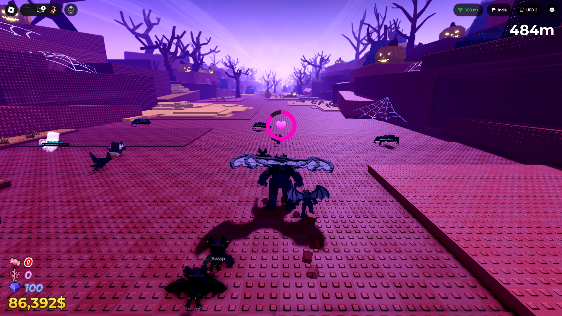 Mount creatures to begin bonding! (Image via Roblox Corporation)