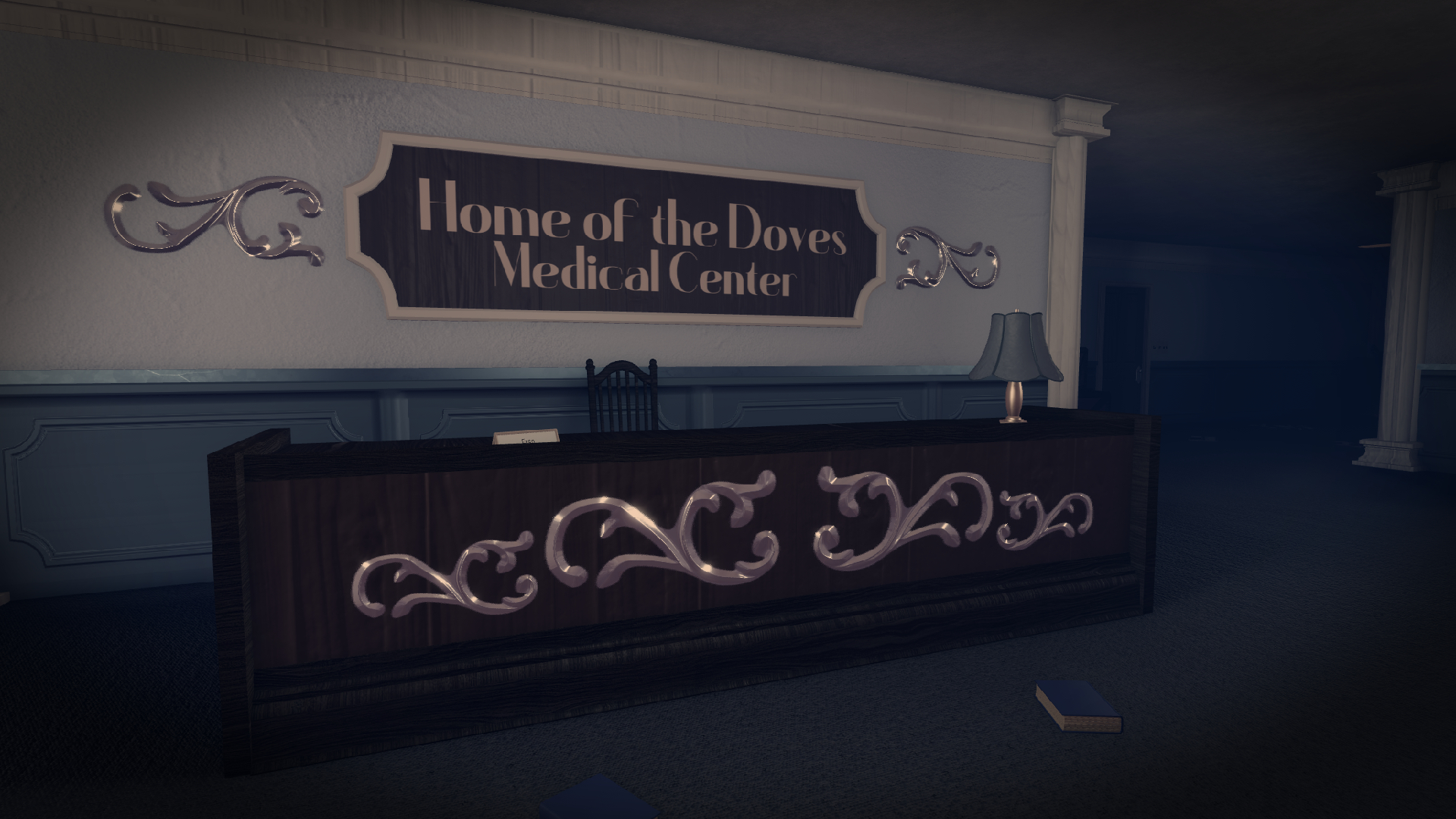The key will appear on the desk (Image via Roblox Corporation)