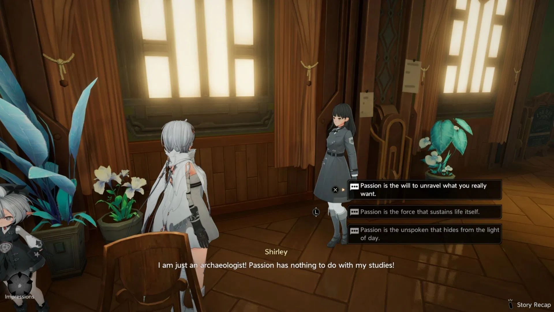 Speak with Shirley (Source: Hero Games)