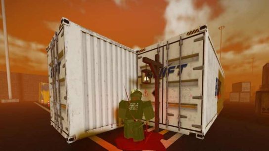 A player on a bar in Violence District