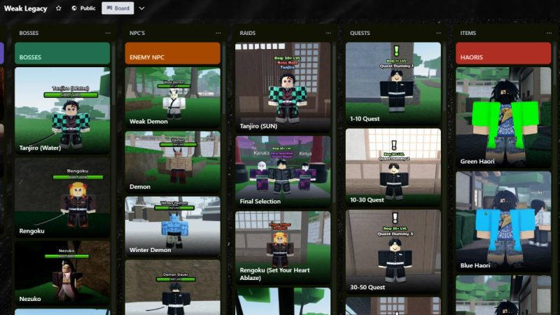 Weak Legacy 2 Trello and Discord Links – Roblox