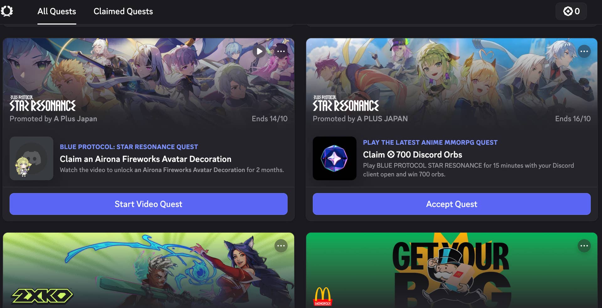 Social platform challenge interface